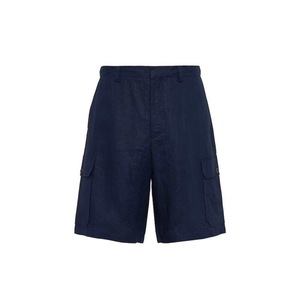 Prada Linen Bermuda Men